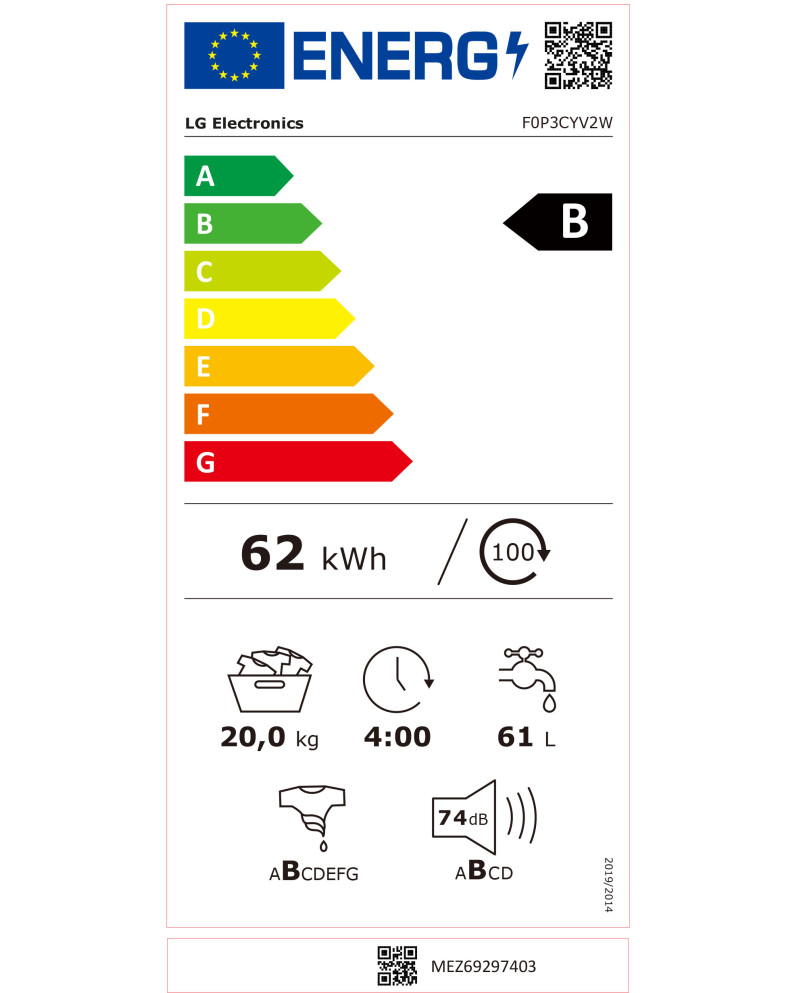 LG MAQUINA ROUPA 20KG 1000RT INVERTER DD (B)