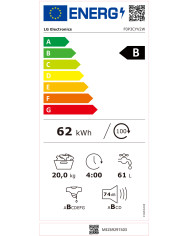 LG MAQUINA ROUPA 20KG 1000RT INVERTER DD (B)