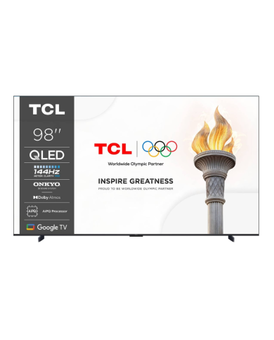 TCL QLED 98" 4K UHD GOOGLE TV 4HDMI 1USB (E) TCL QLED 98" 4K UHD GOOGLE TV 4HDMI 1USB (E)