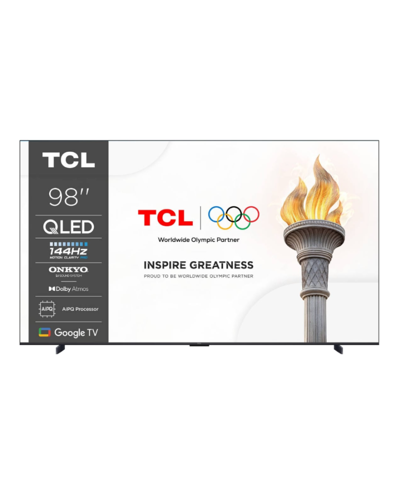 TCL QLED 98" 4K UHD GOOGLE TV 4HDMI 1USB (E)