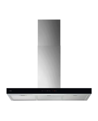 AEG CHAMINE PAREDE 90CM 730M3H PRETO/INOX AEG CHAMINE PAREDE 90CM 730M3H PRETO/INOX