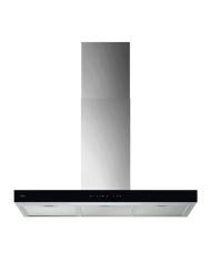 AEG CHAMINE PAREDE 90CM 730M3H PRETO/INOX