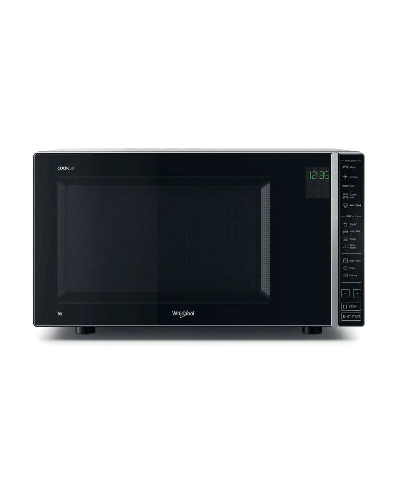 WHIRLPOOL MICROONDAS 30LT 900W GRILL 1050W PRETO