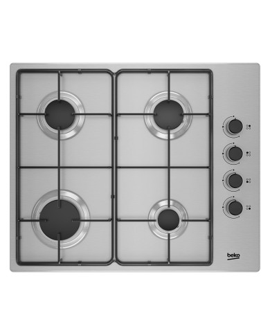 BEKO PLACA 4 GAS 60CM C/ISQUEIRO VALVULA SEGURANÇA INOX BEKO PLACA 4 GAS 60CM C/ISQUEIRO VALVULA SEGURANÇA INOX
