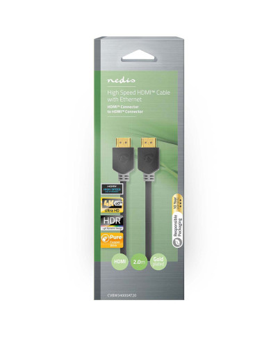 NEDIS CABO HDMI 2MT PRETO NEDIS CABO HDMI 2MT PRETO