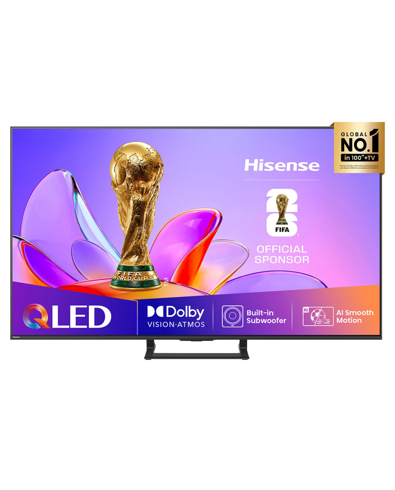 HISENSE QLED 65" 4K UHD SMARTTV 3HDMI 2USB (E)