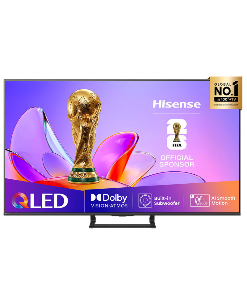 HISENSE QLED 75" 4K UHD SMARTTV 3HDMI 2USB (E)