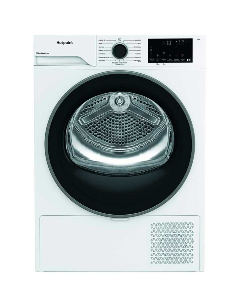 HOTPOINT SECADOR ROUPA 8KG BOMBA CALOR (D)