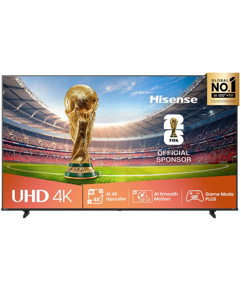HISENSE LED 85" 4K UHD SMARTTV 3HDMI 2USB (E)