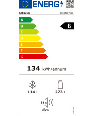 SAMSUNG COMBINADO 2030X595X658MT NF 387LT INOX (B)