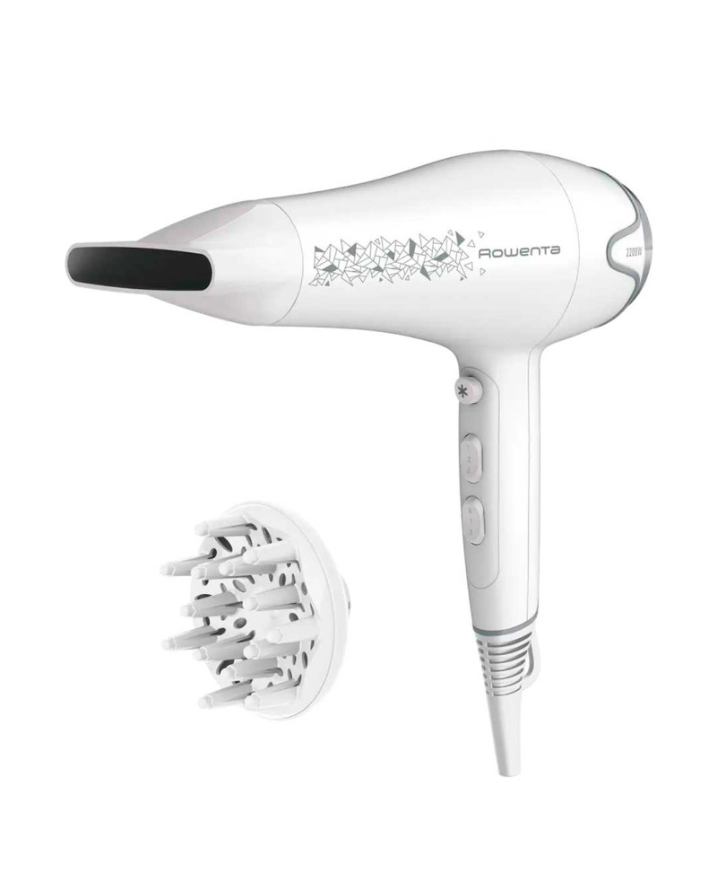 ROWENTA SECADOR CABELO 2200W 2 VELOC 3 TEMP BRANCO