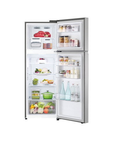 LG FRIGORIFICO 2PT 1,72X0,60X0,71MT 335LT NF INOX (E) LG FRIGORIFICO 2PT 1,72X0,60X0,71MT 335LT NF INOX (E)