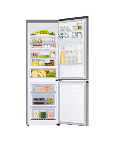 SAMSUNG COMBINADO 1,85X0,60X0,66MT 341LT DISP NF SILVER (D) SAMSUNG COMBINADO 1,85X0,60X0,66MT 341LT DISP NF SILVER (D)