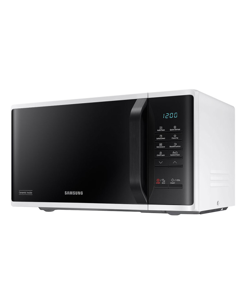 SAMSUNG MICROONDAS 23LT 800W S/GRILL BRANCO/PRETO