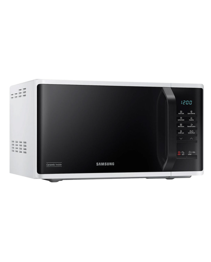 SAMSUNG MICROONDAS 23LT 800W S/GRILL BRANCO/PRETO
