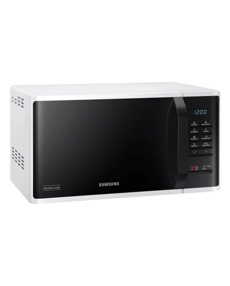 SAMSUNG MICROONDAS 23LT 800W S/GRILL BRANCO/PRETO