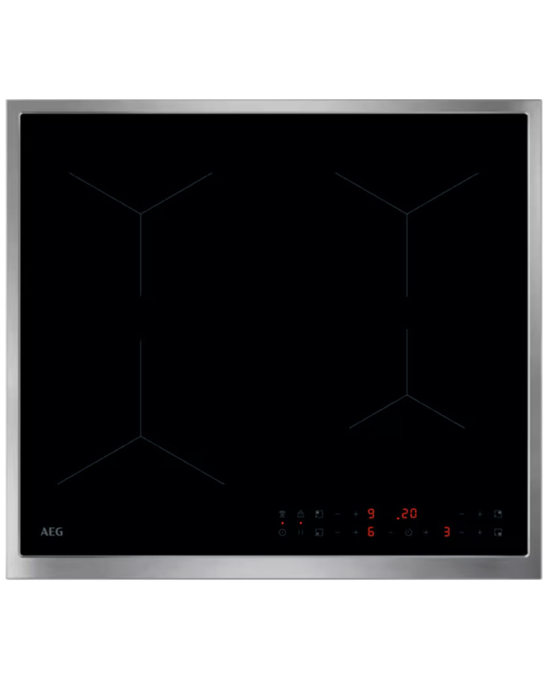 AEG PLACA INDUÇAO 60CM POWERBOOST ARO INOX