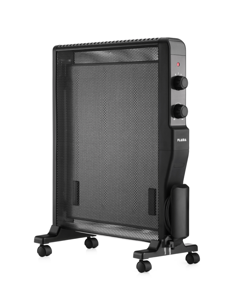 FLAMA RADIADOR MICA 2000W TERMOSTATO REGULAVEL PRETO