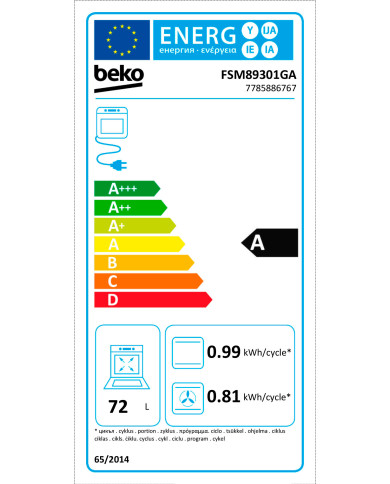 BEKO FOGAO 60X60CM PLACA INDUÇAO 4ZONAS FORNO MULTIF INOX A