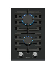 BOSCH PLACA 60CMS 4GAS VIDRO PRETO COMANDOS FRONTAIS