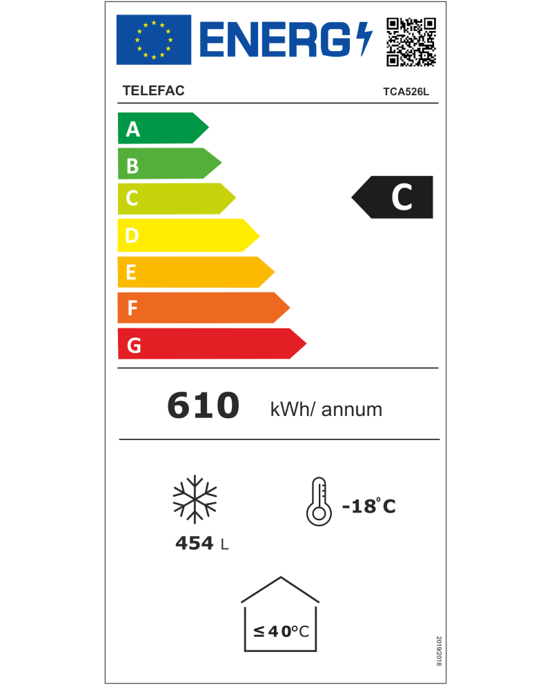 TELEFAC ARCA HORIZONTAL 454LT 845X1,492X743MT AxLxP (C)
