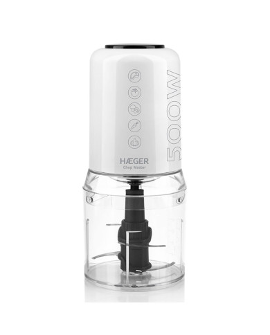 HAEGER PICADORA 500W CAPACIDADE 200GR LAMINA AÇO INOX BRANCA HAEGER PICADORA 500W CAPACIDADE 200GR LAMINA AÇO INOX BRANCA