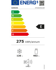SAMSUNG FRIGORIFICO 2PT 1855X790X725MT NF DA 528LT INOX (E)