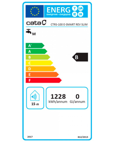 CATA TERMOACUMULADOR ELETRICO 100LT SLIM CATA TERMOACUMULADOR ELETRICO 100LT SLIM
