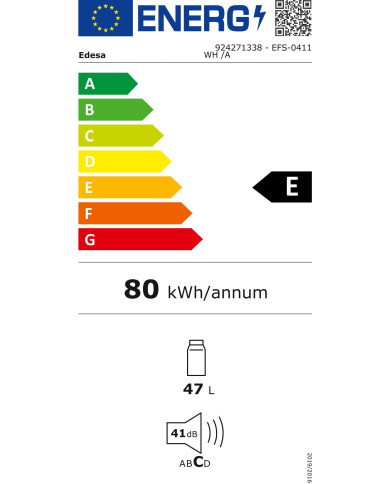 EDESA FRIGOBAR 0,50x0,485x0,44MT 47LT BRANCO (E) EDESA FRIGOBAR 0,50x0,485x0,44MT 47LT BRANCO (E)