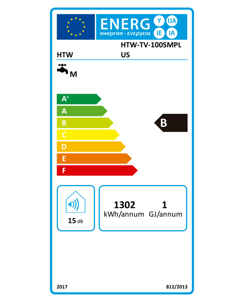 HTW TERMOACUMULADOR 100LTS SMART PLUS WIFI
