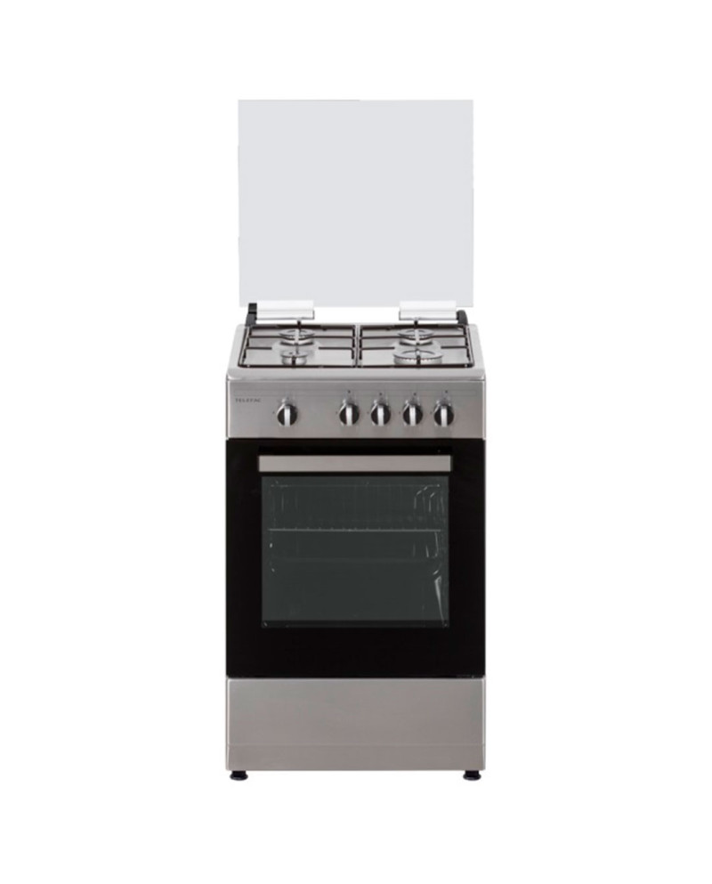 TELEFAC FOGAO 4GAS 860x498x555 TAMPO METAL INOX