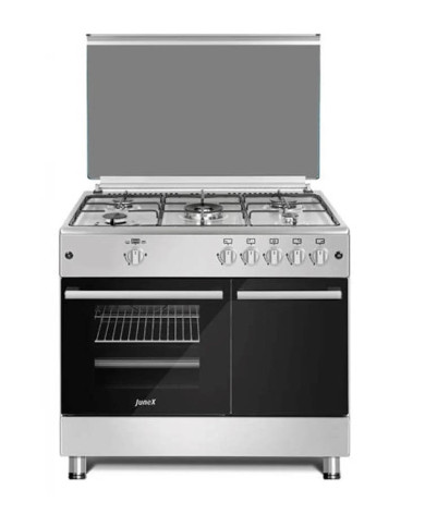 JUNEX FOGAO 90X60CM 5GAS (1WOK) BUT PORTA BOTIJA INOX JUNEX FOGAO 90X60CM 5GAS (1WOK) BUT PORTA BOTIJA INOX