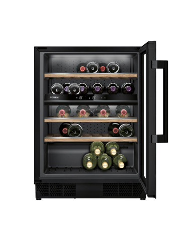 SIEMENS CAVE VINHO INTEG 81,8X59,8X58,1CM 44G. 108LT (G) SIEMENS CAVE VINHO INTEG 81,8X59,8X58,1CM 44G. 108LT (G)