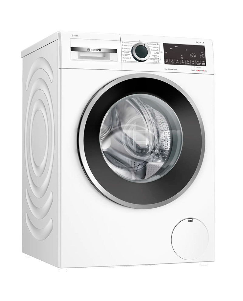 BOSCH MAQUINA LAVAR 10.5KG E SECAR 6KG 1400RT (D/A)