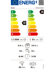 BOSCH MAQUINA LAVAR 10.5KG E SECAR 6KG 1400RT (D/A)