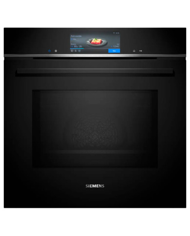 SIEMENS FORNO COM MICRO ONDAS 67LT VIDRO PRETO