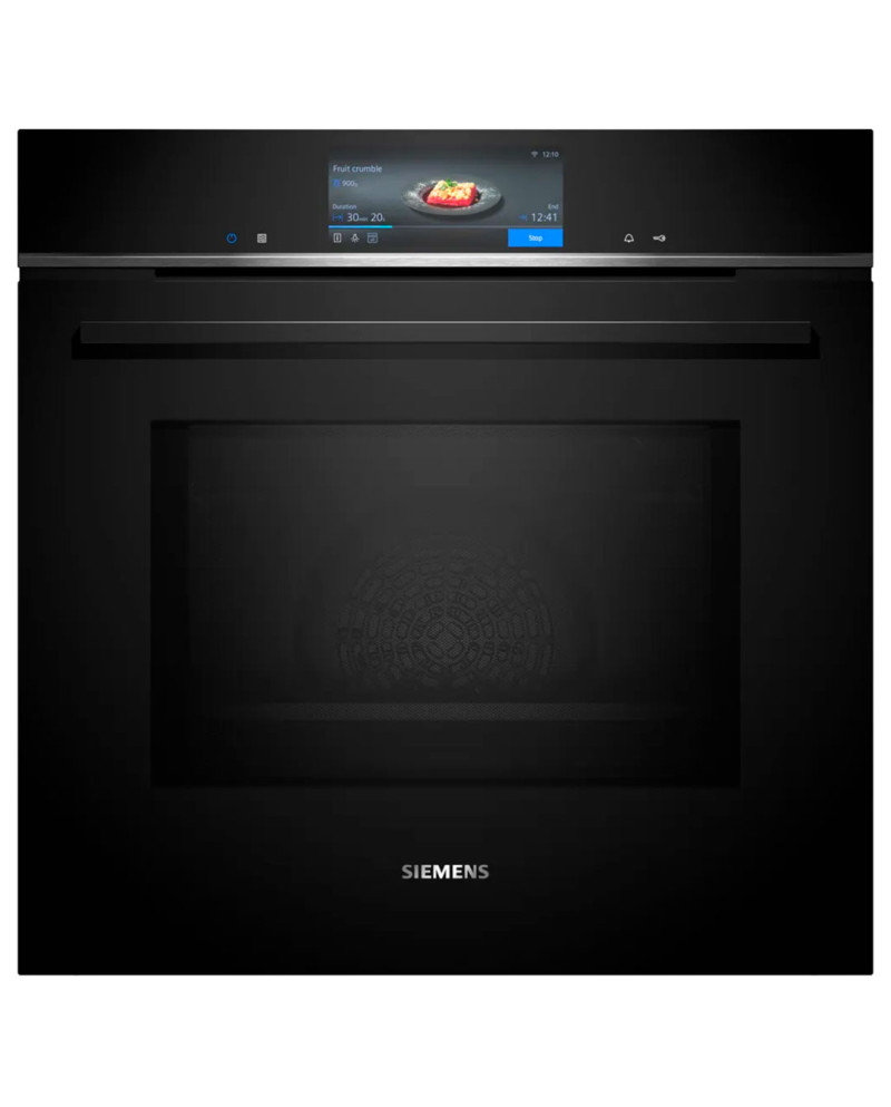 SIEMENS FORNO COM MICRO ONDAS 67LT VIDRO PRETO