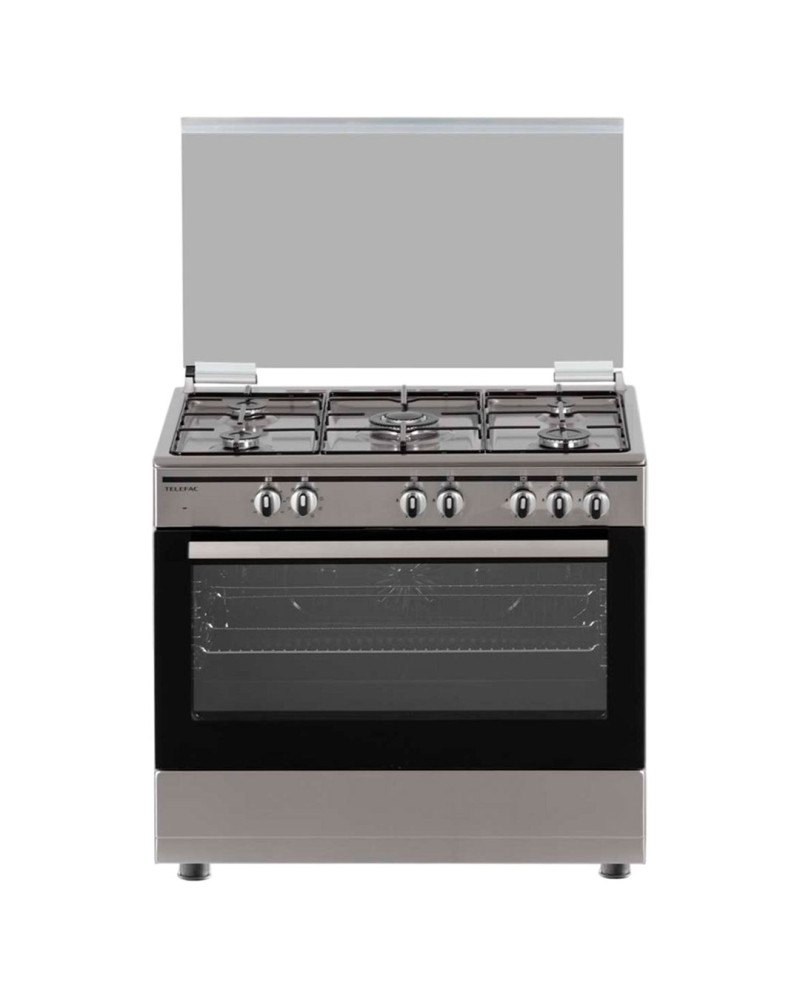 TELEFAC FOGAO 5G 1WOK  925X900X610 FORNO 98LT ELET. INOX (A)