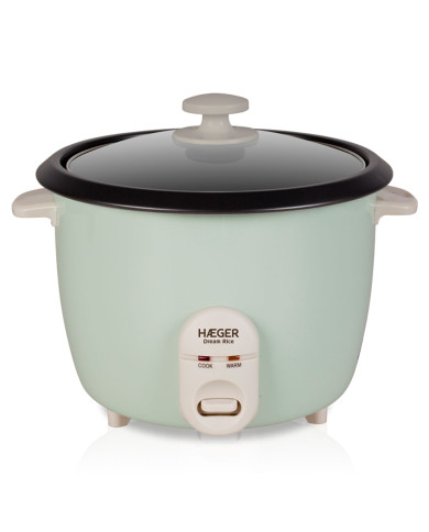 HAEGER PANELA COZER ARROZ CAPACIDADE 1,8LT 700W
