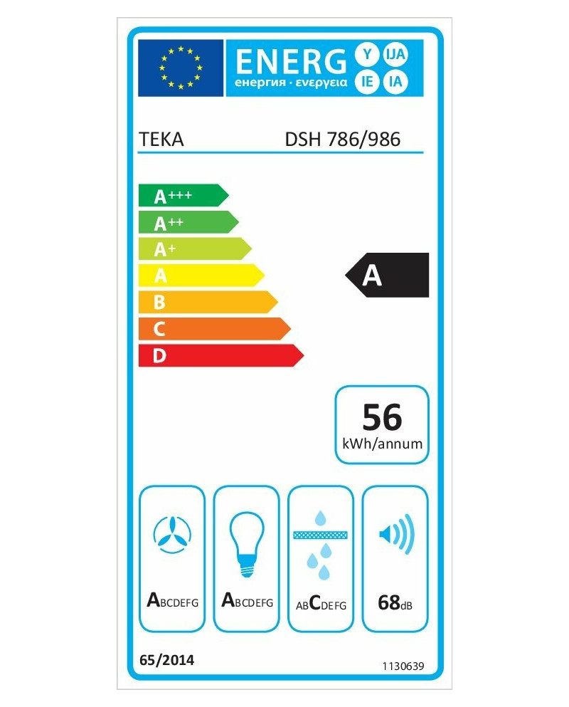 TEKA CHAMINE 90CM EXTRACÇAO MAX 735M3/H INOX A