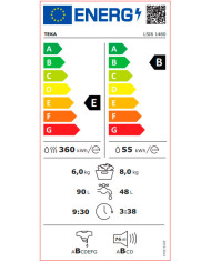TEKA MAQUINA LAVAR 8KG E SECAR 6KG 1400RT (E)