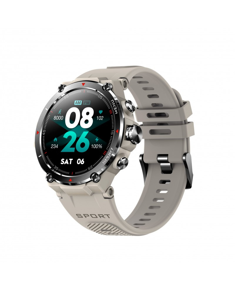 DCU SMARTWATCH COM GPS E TELA AMOLED HD CINZA