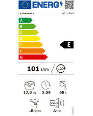 LG MAQUINA LAVAR 17KG E SECAR 16KG 1100RT PRETA (D)