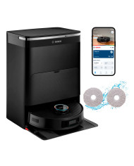 BOSCH ASPIRADOR ROBOT SPOTLESS MAX CAM ASPIRA E LAVA PRETO