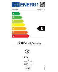 HISENSE ARCA VERTICAL 1855X595X651 NF 260LT INOX (E)