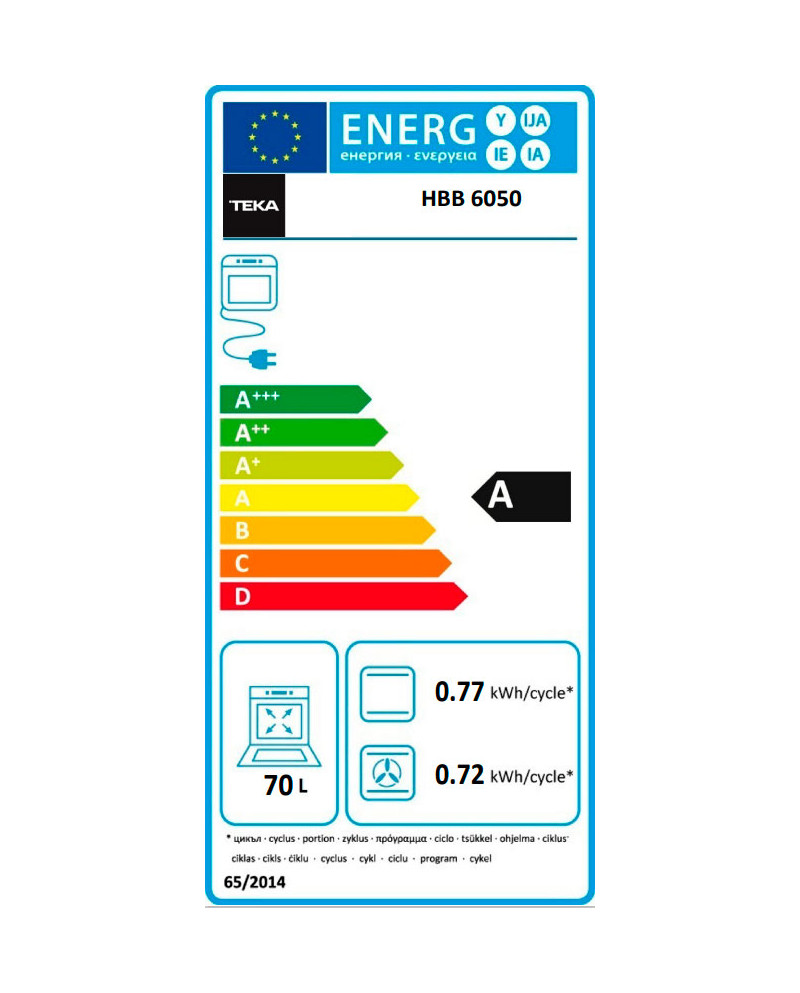 TEKA FORNO MULTIF 71LT INOX (A)