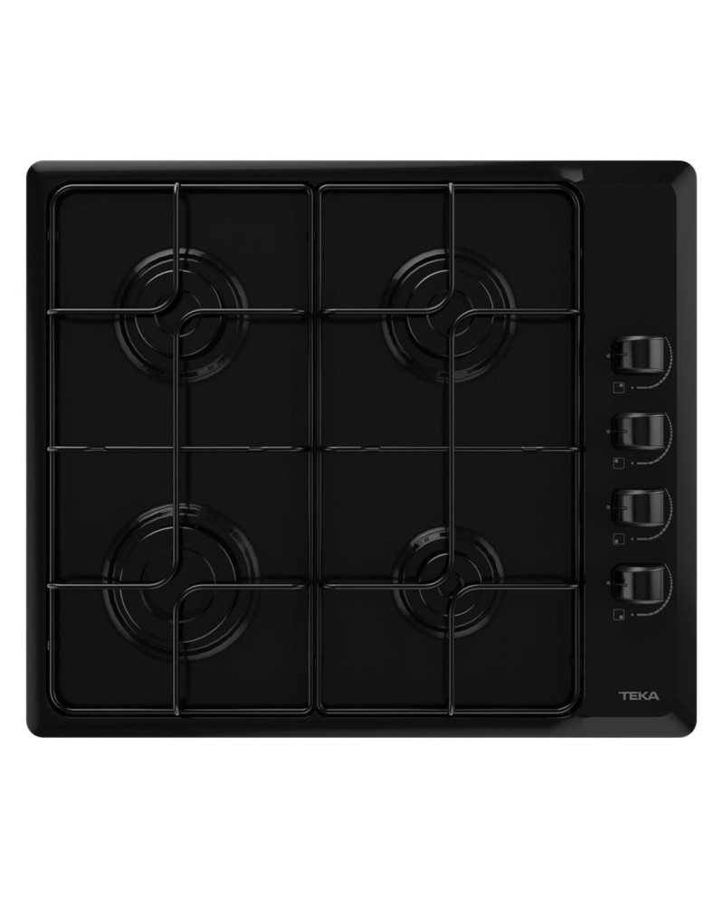 TEKA PLACA 60CM 4GAS BUT ESMALTE PRETA