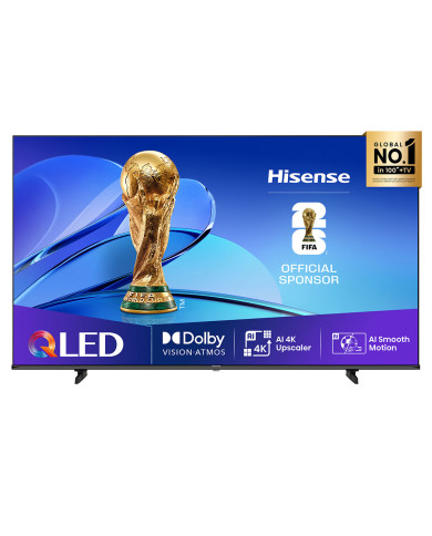 HISENSE QLED 75"4K UHD SMART TV 3HDMI 2USB (E)