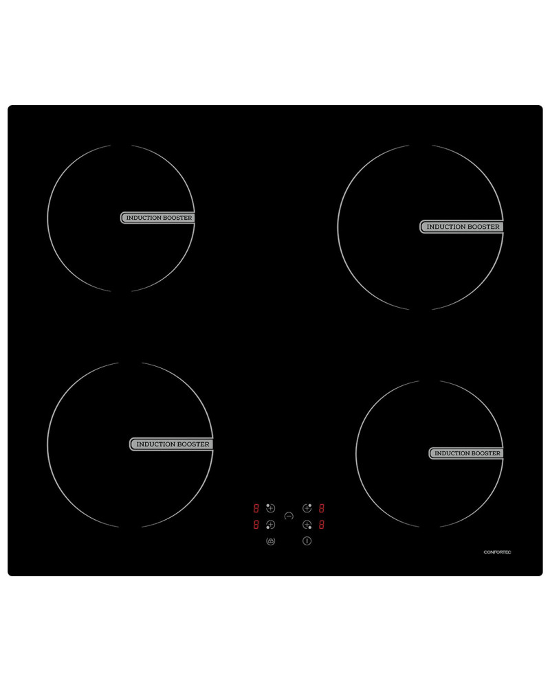 CONFORTEC PLACA INDUÇAO 4 ZONAS BOOSTERS
