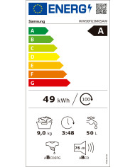 SAMSUNG MAQUINA ROUPA 9KG 1400RT (A)